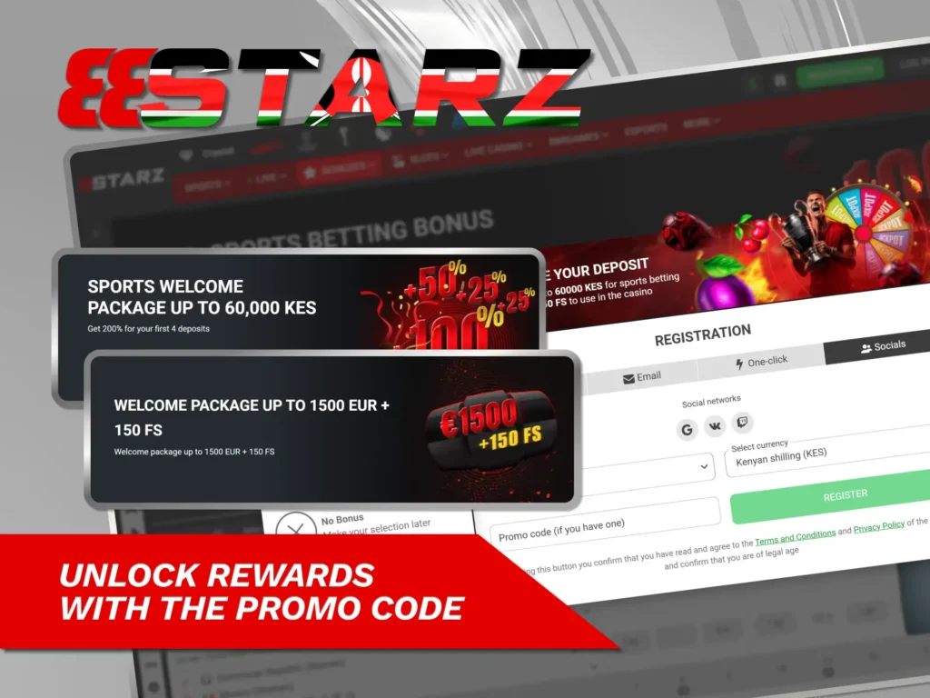 888starz casino offers a wide range of bonuses in Kenya.