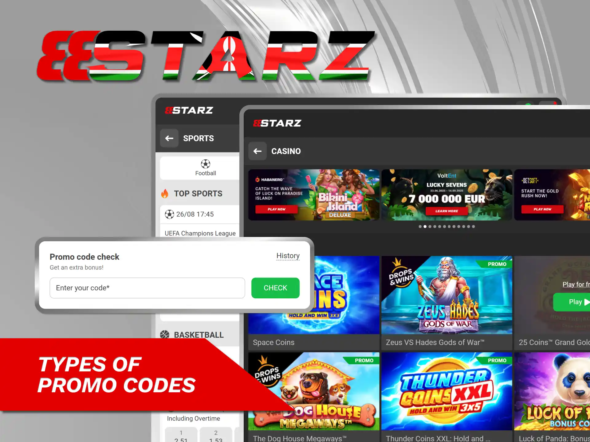 Access free chips and spins from promo codes on 888starz.