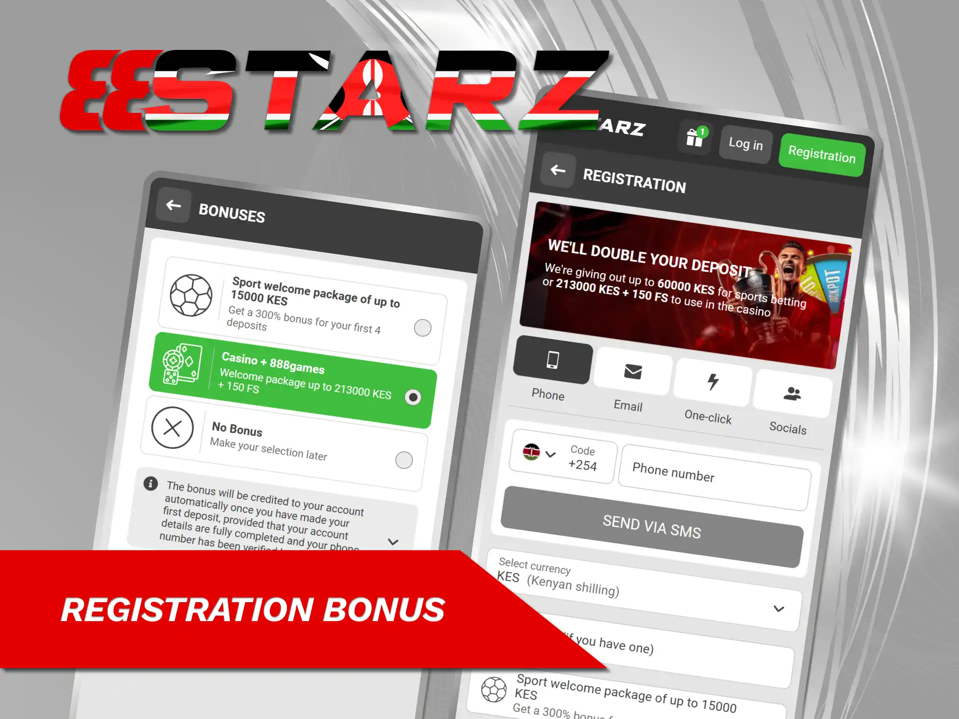 Get a welcome bonus for sports or casino on 888starz.