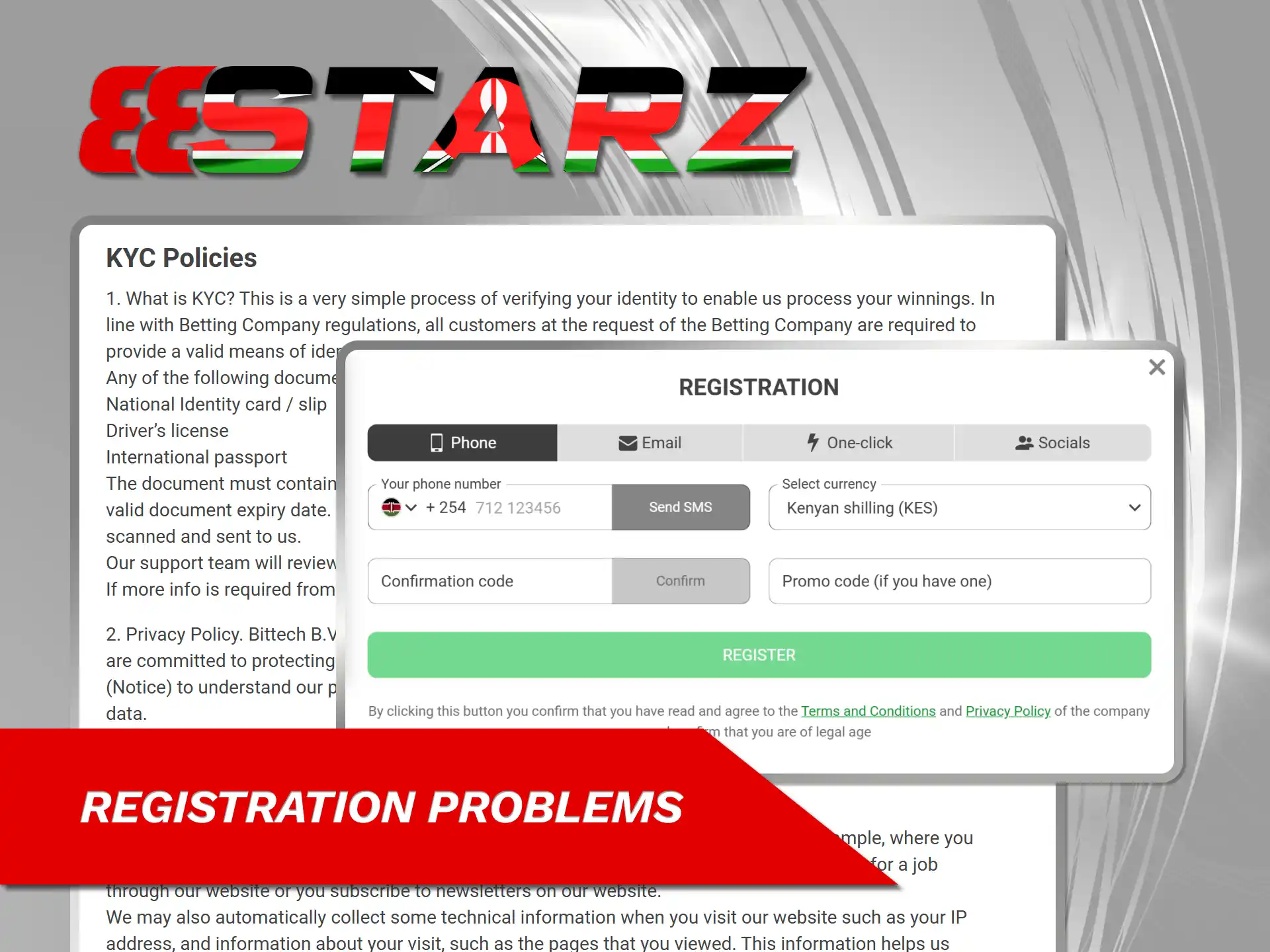 Correct registration errors to avoid issues on 888starz online platform.